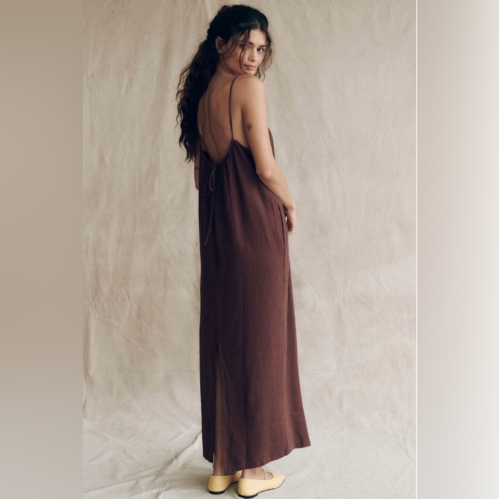 Free People Linen Maxi Dress